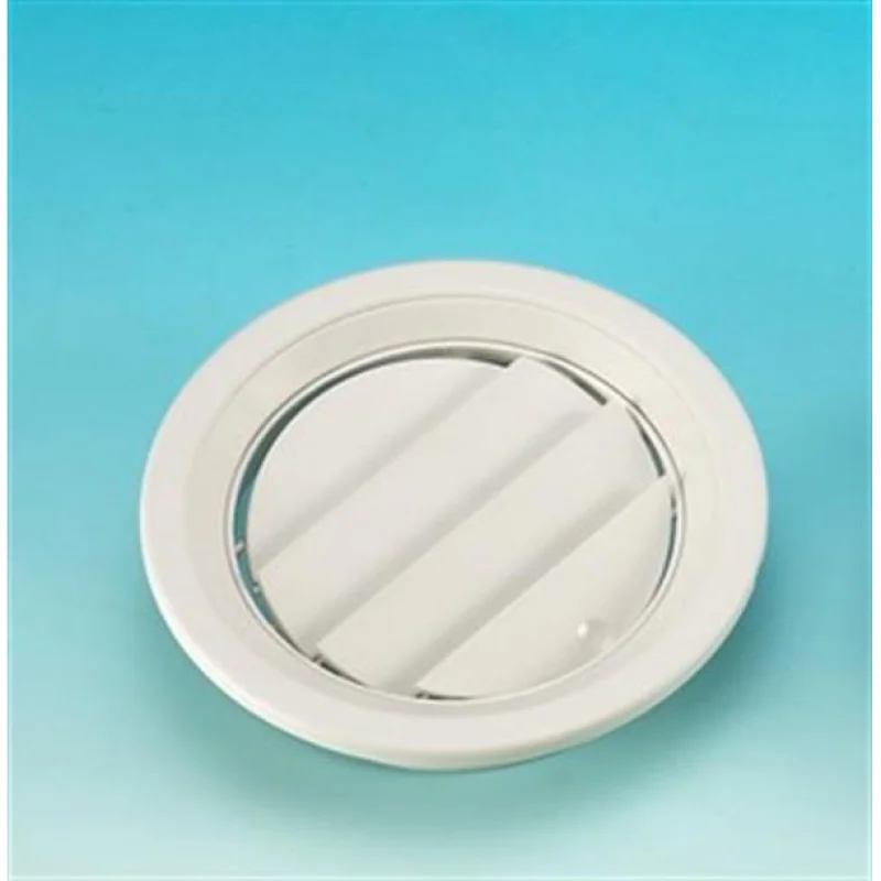 SEAWORLD PLASTIC AIR OUTLET GRILLE WHITE Ø165MM