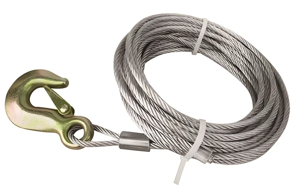 GALVANIZED STEEL WIRE ROPE FOR WINCH Ø5MM X 6M - 1
