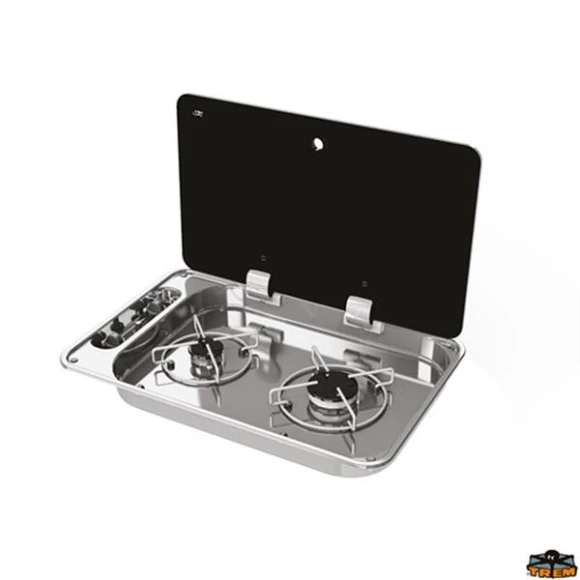 TREM CAN FC1336 Kapaklı Gömme Çiftli Ocak