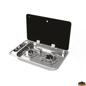 TREM CAN FC1336 Kapaklı Gömme Çiftli Ocak - 1