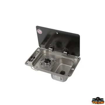 TREM CAN FL 1324-1 KOMBİNE OCAK SET(SAĞ OCAK-SOL EVYE) - 1