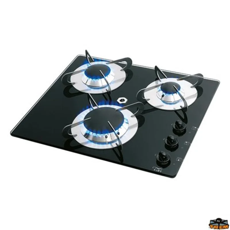 TREM CAN PV1352 Rectangular Inset Cooker with Triple Glass Surface