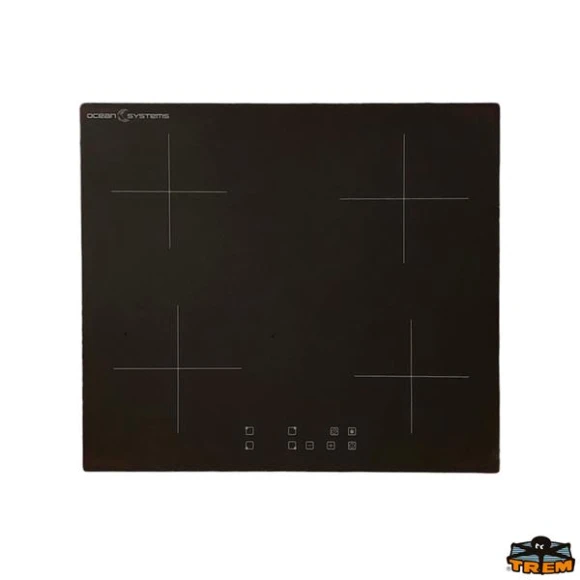 TREM Ocean Systems Elektrikli Cam/Seramik Ocak 4 Gözlü