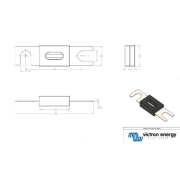 VICTRON ENERGY ANL Fuse 300A/80V For 48V (5 PCS) - 1