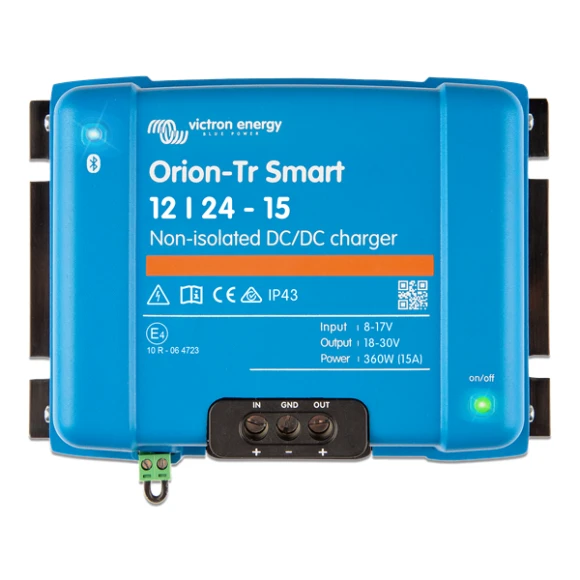 VICTRON ENERGY ORION-TR SMART NON-ISOLATED 12V/24V-15A CHARGER