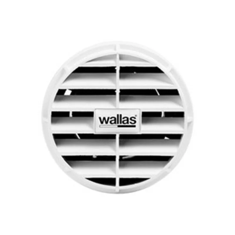 WALLAS WALLAS 3411 KABİN ÇIKIŞ MENFEZİ Ø75MM, BEYAZ