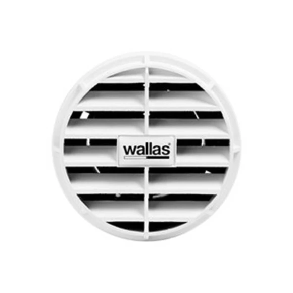 WALLAS WALLAS 3411 KABİN ÇIKIŞ MENFEZİ Ø75MM, BEYAZ