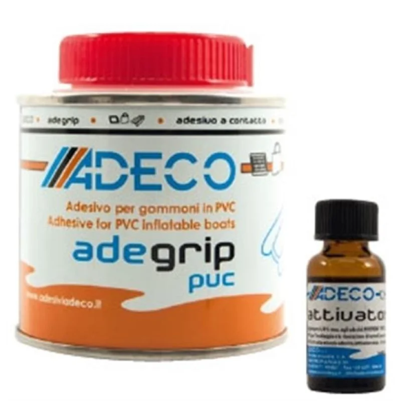 ADECO SRL Adeco Adegrip PVC Adhesive, 500g + 30ml