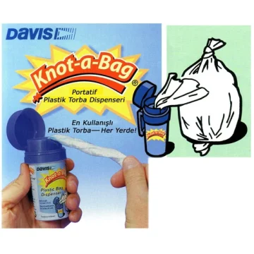 Davis Portatif, Plastik Kutulu Çöp Torbası Dispenseri. - 1