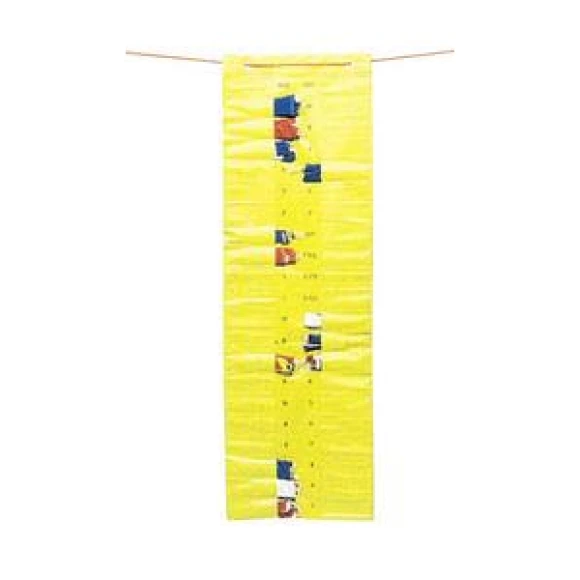 İşaret bayrak seti için çanta.