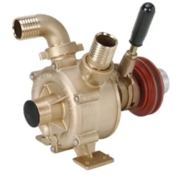 Motor V kayışı tahrikli, debriyajlı bronz su pompası. - 1
