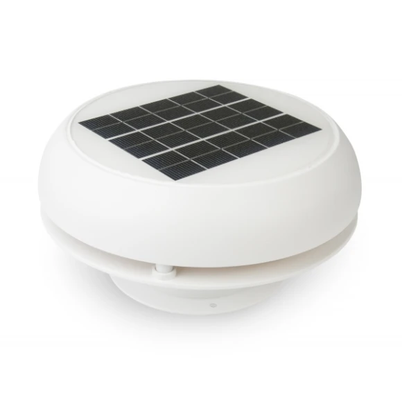 Nicro Day&Night solar havalandırma 3". Beyaz ABS