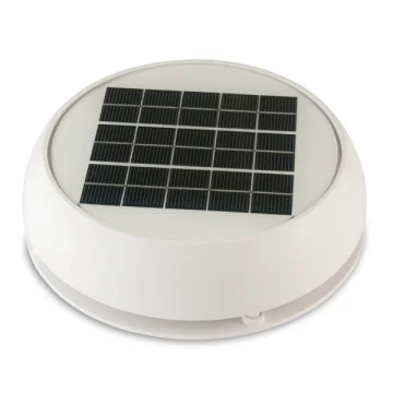 Nicro Day&Night solar havalandırma 4". Beyaz ABS - 1
