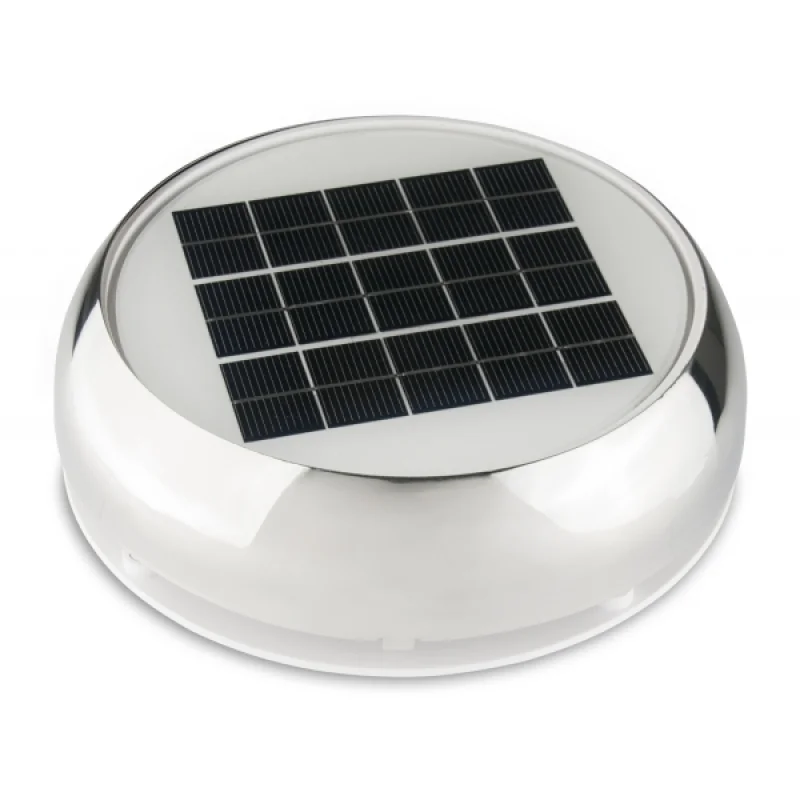 Nicro Day&Night Solar havalandırma 4". Paslanmaz çelik
