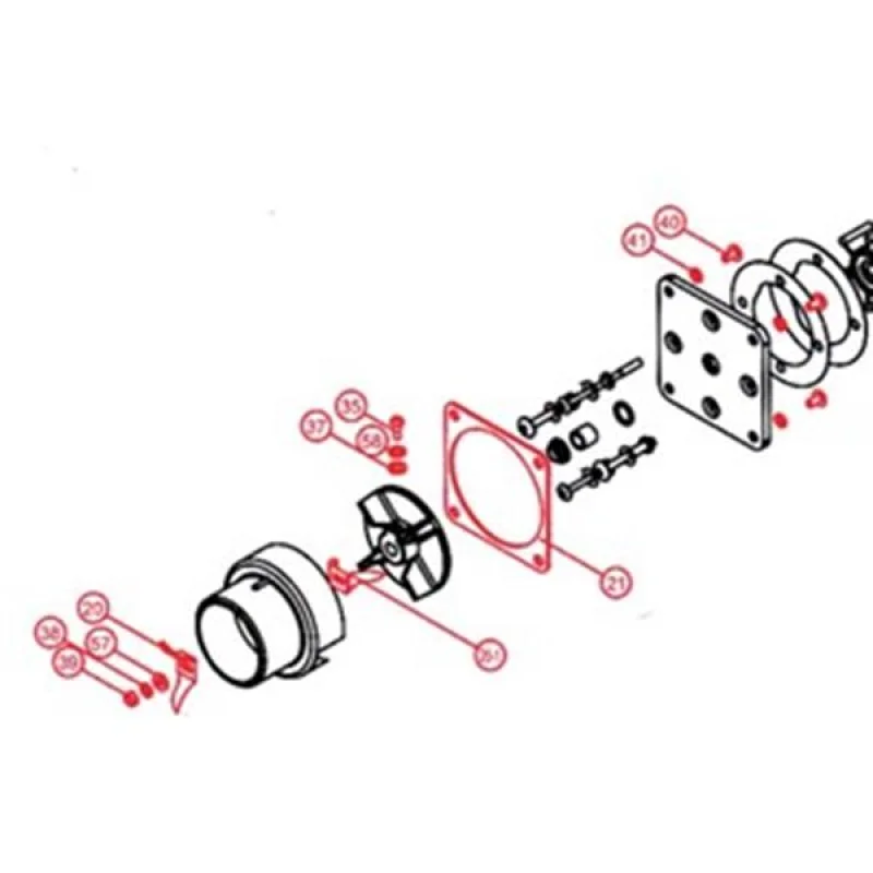 TMC TMC Elektrikli tuvalet maseratörü için bıçak seti