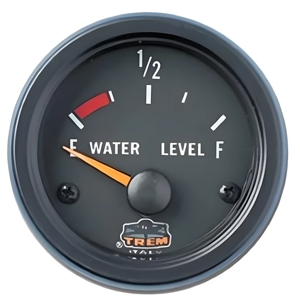 TREM Trem yakıt seviye göstergesi 12v kromaj - 1