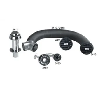 WALLAS 3413, hot air outlet grille for model 40 D, 3 compartments - 1