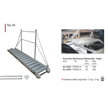 Alüminyum Basamaklı Sabit Pasarella - 1