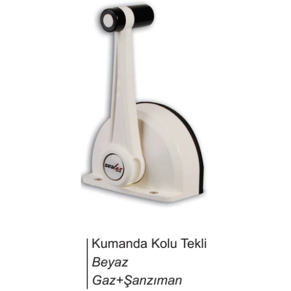 Kumanda Kolu Tekli Beyaz