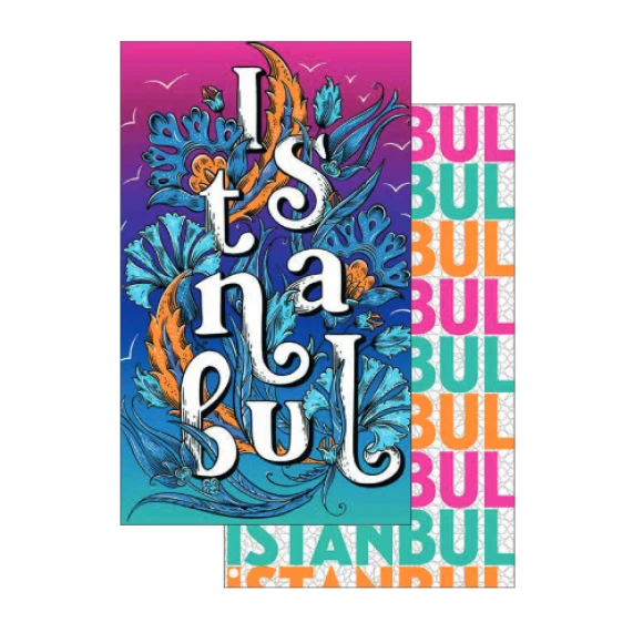 Plaj Havlusu 90x150 Cm “Beatiful Istanbul”