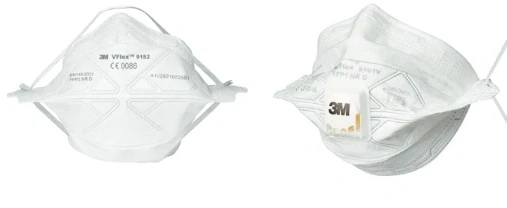 3M 9161E FFP1 Valved Dust Mask - 1