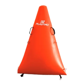  İşaret Şamandırası Üçgen 150 cm Turuncu - 1