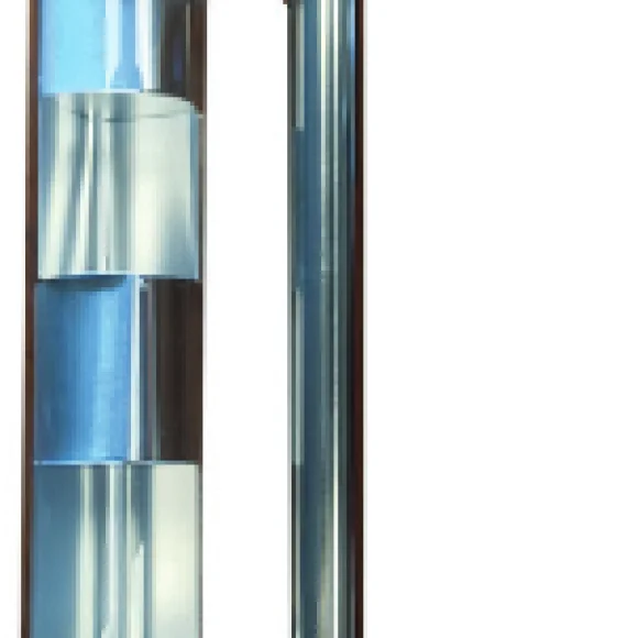 Işıklı  Bayrak Direği Siyah 50 cm