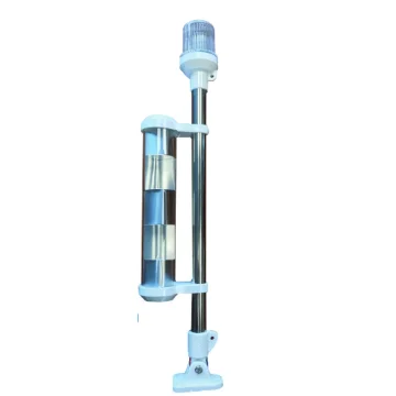 Işıklı  Bayrak Direği Siyah 50 cm - 1