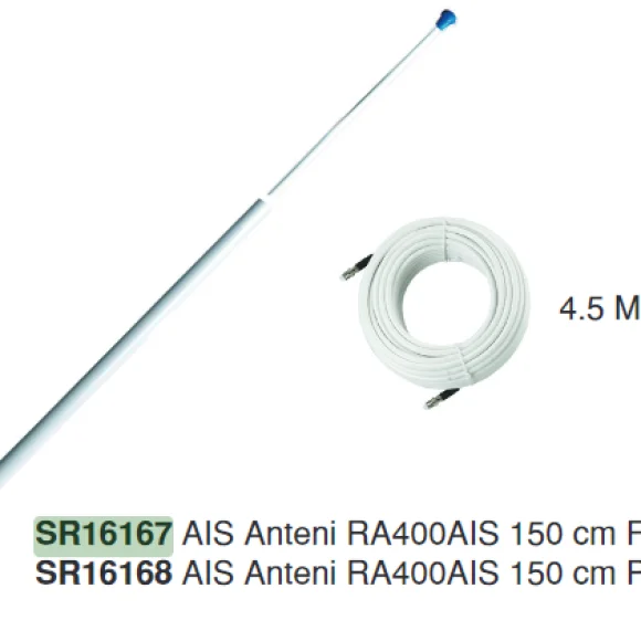 AIS Anteni RA400AIS 150 cm Fiberglas