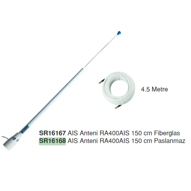  AIS Anteni RA400AIS 150 cm Paslanmaz