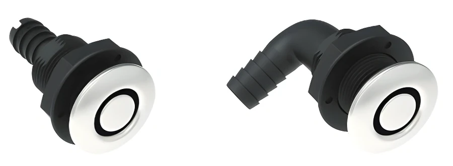 Krom Flanşlı Hava Firarı Dirsekli 3/4” 19 mm