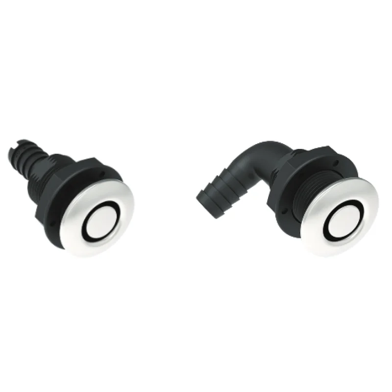 Krom Flanşlı Hava Firarı Düz 3/4” 19 mm