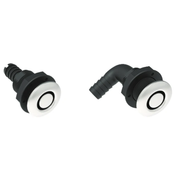 Krom Flanşlı Hava Firarı Düz 3/4” 19 mm