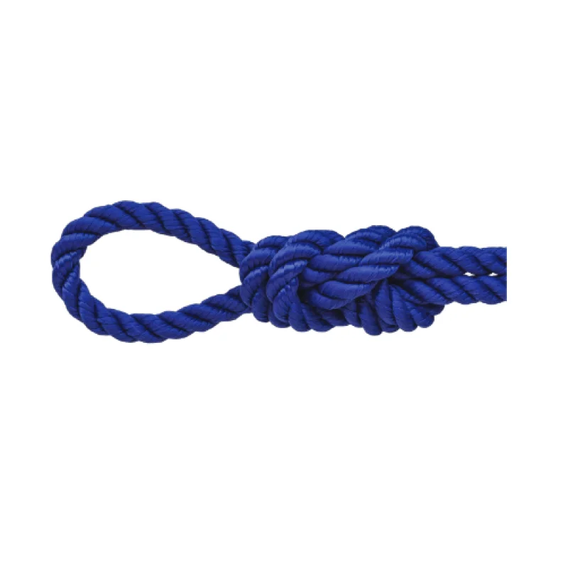 Red Horse 3 Strand Rope Navy Blue Floating