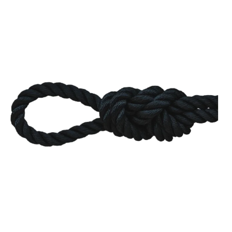 Red Horse 3 Strand Rope Black Sinking