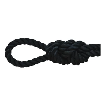 Red Horse 3 Strand Rope Black Sinking - 1