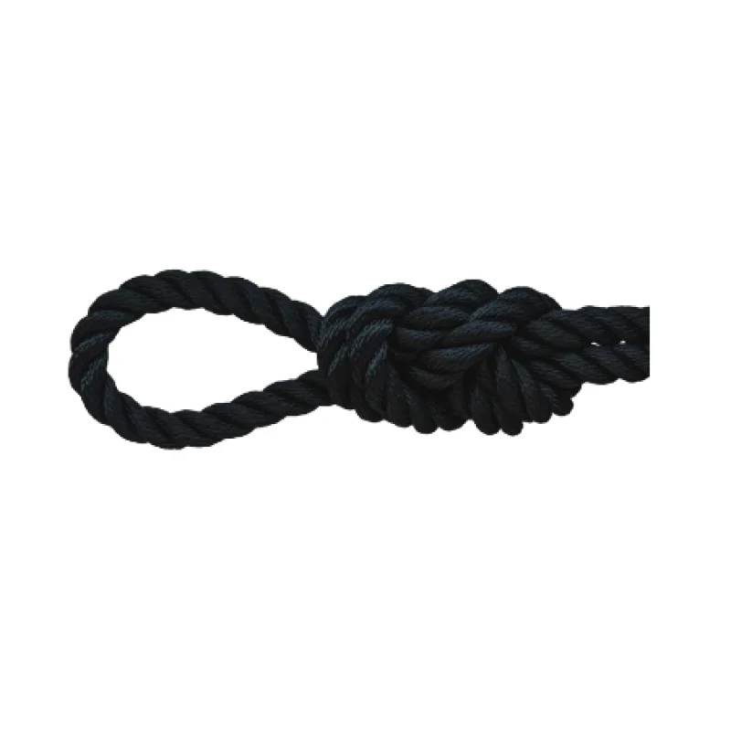 Red Horse 3 Strand Rope Black Floating