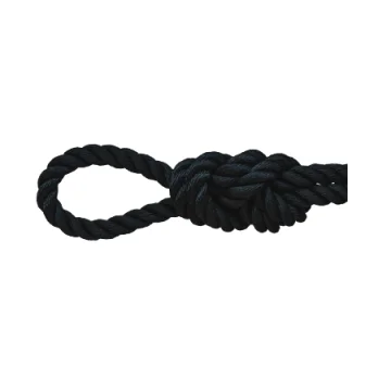 Red Horse 3 Strand Rope Black Floating - 1