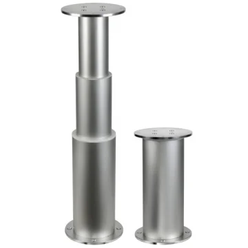 Dudge 77 yuvarlak elektrikli alüminyum masa ayağı - 1