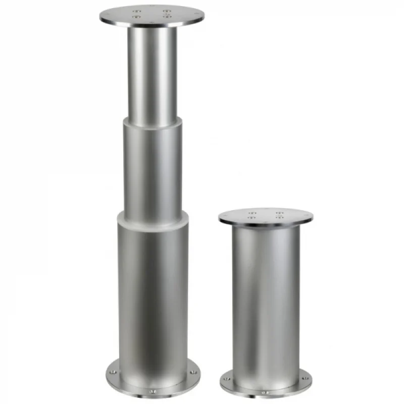 Dudge 77 yuvarlak elektrikli alüminyum masa ayağı