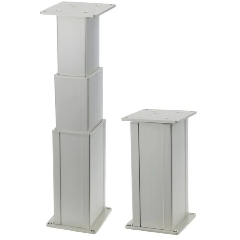 Dudge 77 kare elektrikli alüminyum masa ayağı