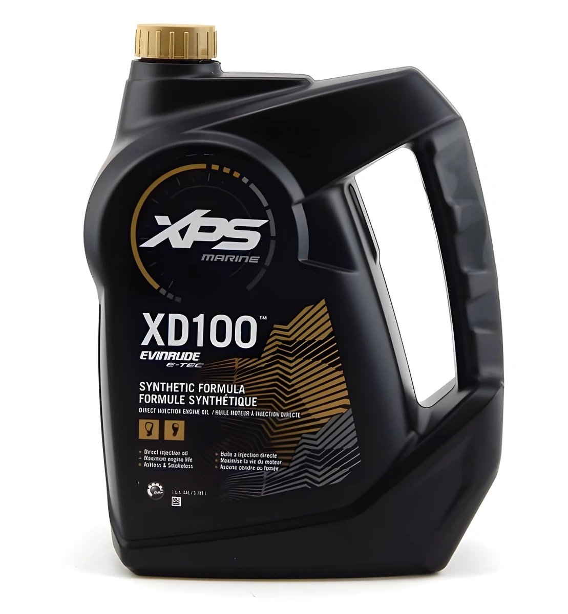 XD100 Motor Yağı 3,79 Litre (Galon) (Evinrude Johnson E-Tec 2 zamanlı motorlar için Full Sentetik Motor Yağı)