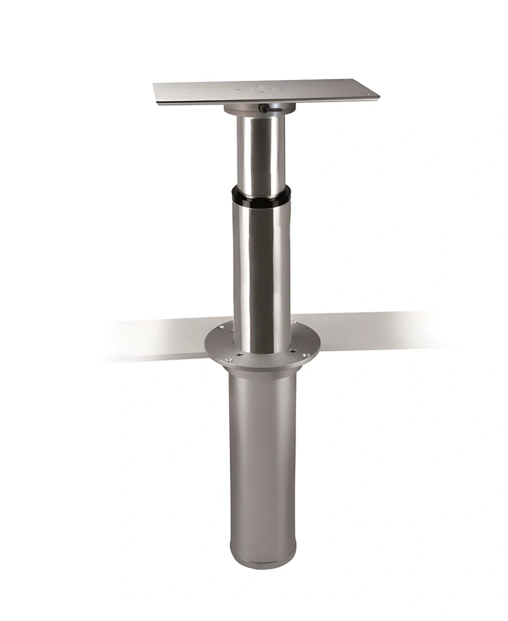 BARKA SRL Barka Elektrikli, Gömme Masa Ayağı. Döner Plakalı.12V. 2 Kademe - 795mm