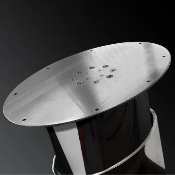 BARKA SRL Barka Elektrikli Masa Ayağı Paslanmaz Çelik 12V. Tek Kademe. 700mm - 3