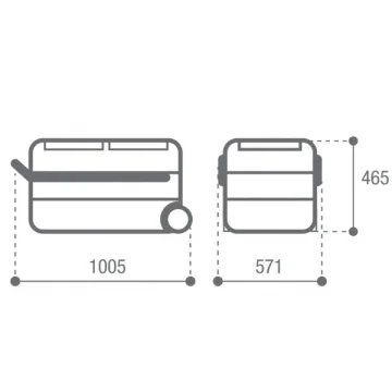 Vitrifrigo Portatif Buzdolabı-Dondurucu. Model VFD95 - 2