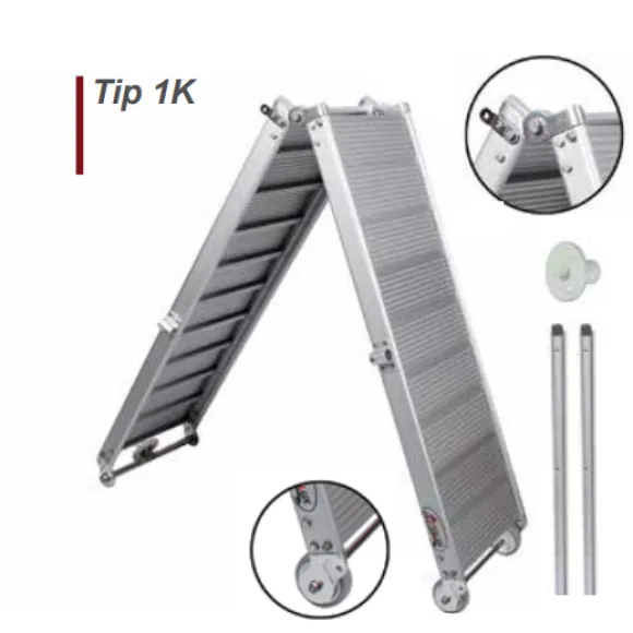 Pasarella Alüminyum Basamaklı - Katlanır 9,75 Kg PSR01-K