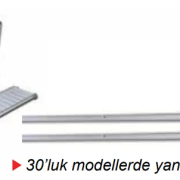Pasarella Alüminyum Basamaklı - Sabit 7,5 kg  PSR01-S