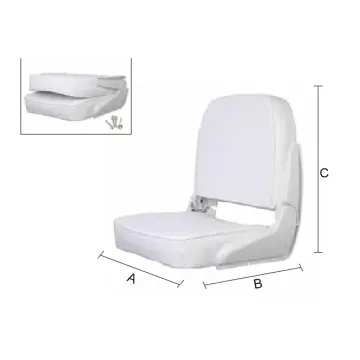 Katlanır Koltuk Beyaz - 2