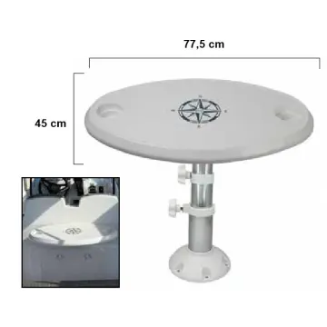 Masa Plastik Oval - 1