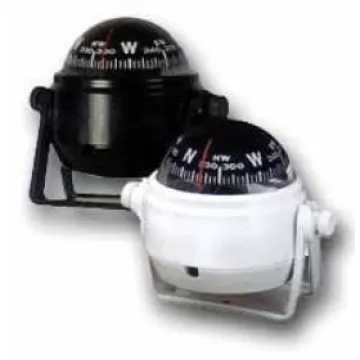 Pusula Ayaklı Küçük Genişlik: 8,4cm Yükseklik: 7,5cm Beyaz Pusula - 2